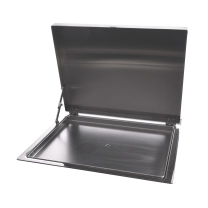 Classic Electric Built-In BBQ - Flat Lid Hinging