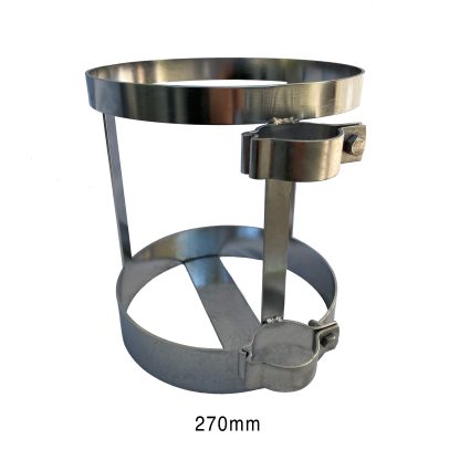 Gas Bottle Holder with Clamps-270mm