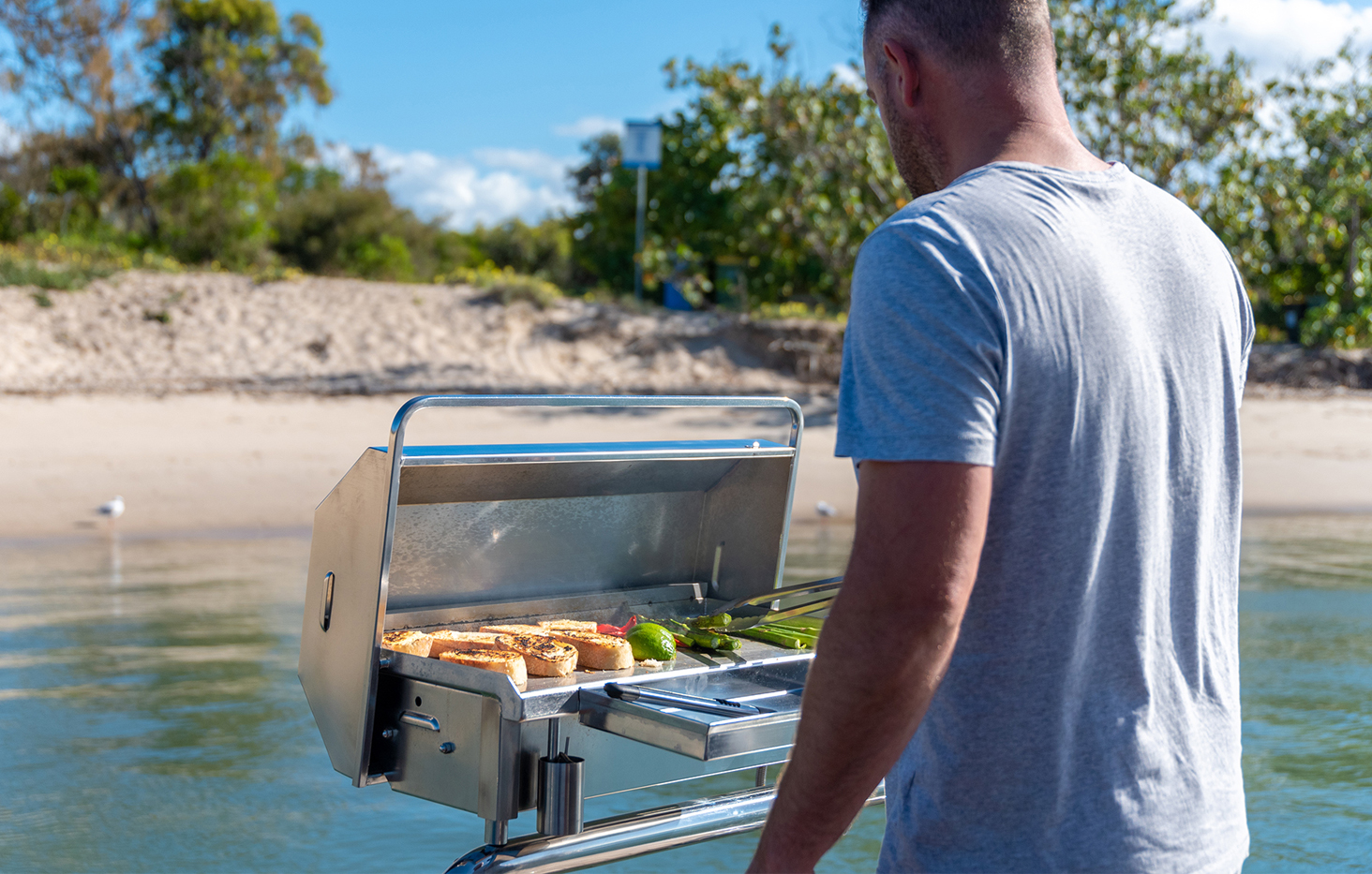 Gas BBQ for Boats | Deluxe Gas Portable BBQ | BBQ Australia